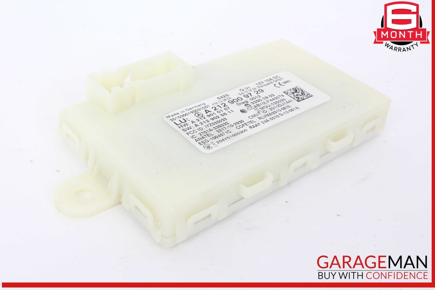 13-20 Mercedes W212 E350 SL550 ML400 Keyless Go Entry Control Module OEM