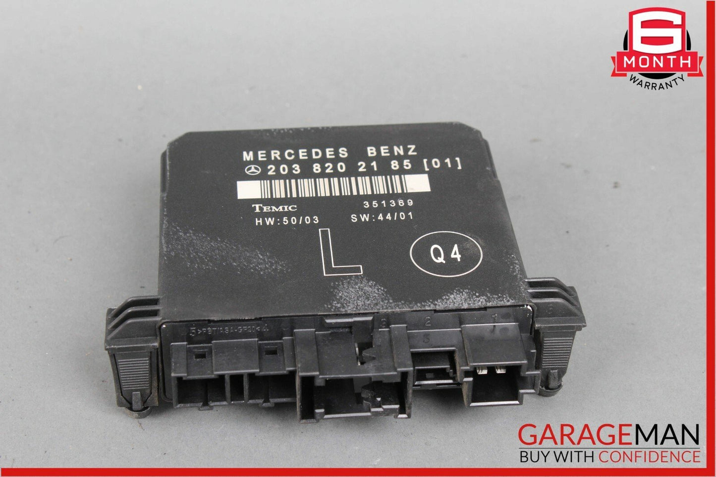 01-07 Mercedes W203 C55 AMG C230 Rear Left Driver Side Door Control Module OEM