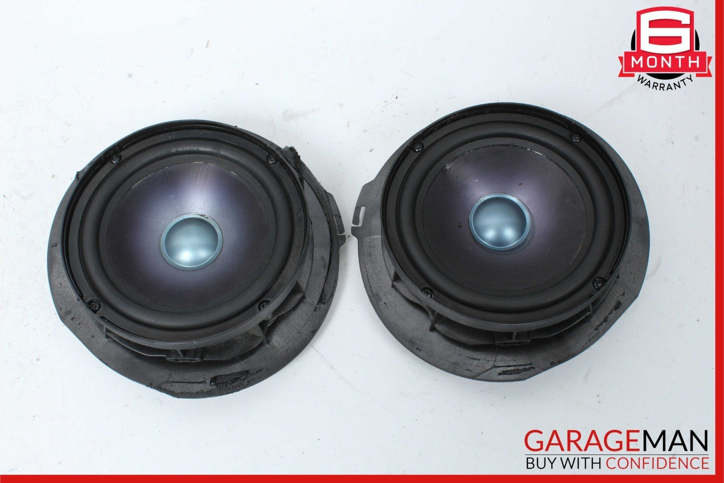 07-09 Mercedes W211 E350 Front Left & Right Side Door Audio Sound Speakers Set