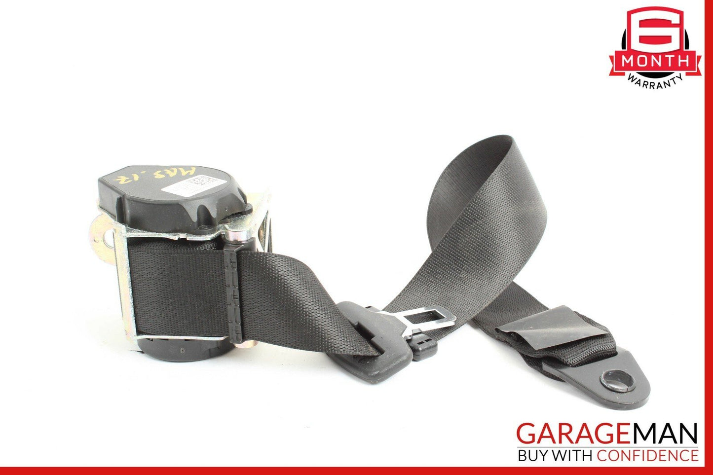 14-17 Maserati Ghibli Rear Left / Right Side Seatbelt Seat Belt Retractor Black