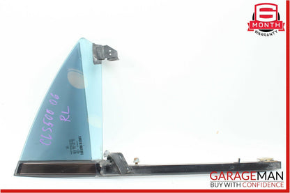 06-11 Mercedes W219 CLS500 Rear Left Quarter Door Window Glass Panel Assembly
