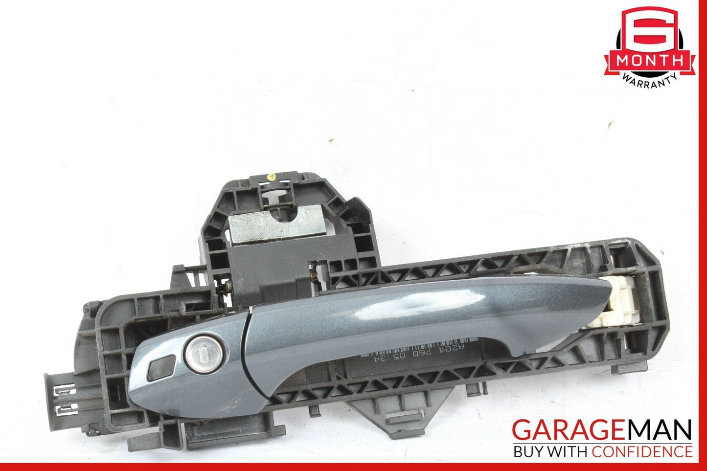 08-11 Mercedes W204 C250 C300 Front Left Driver Side Exterior Door Handle Gray