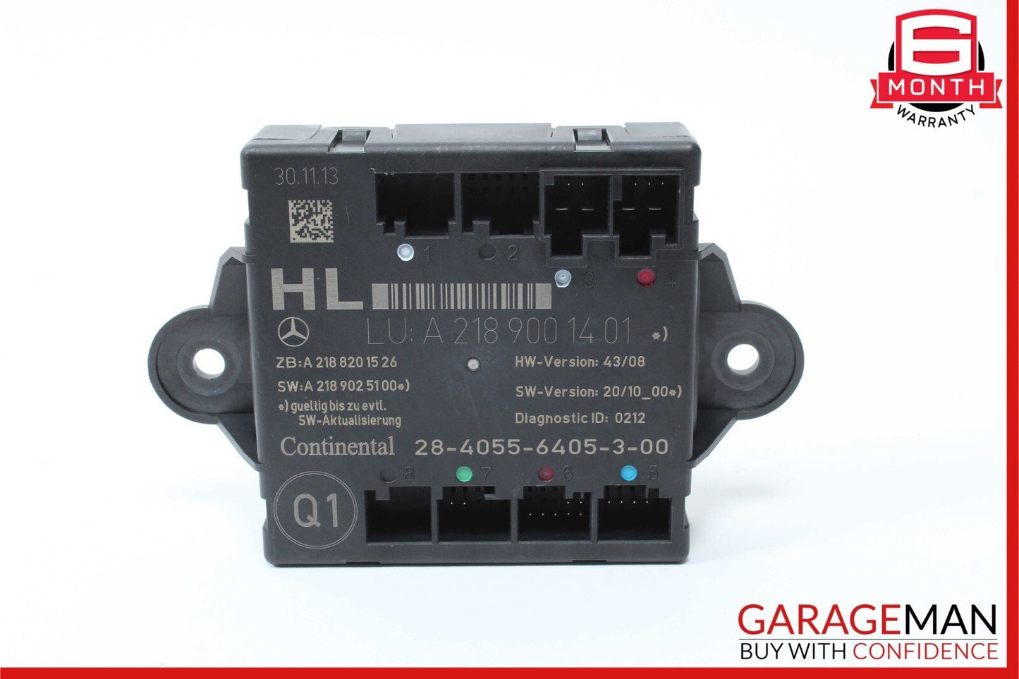 08-18 Mercedes C250 CLS550 E350 Rear Left Side Door Control Module Unit