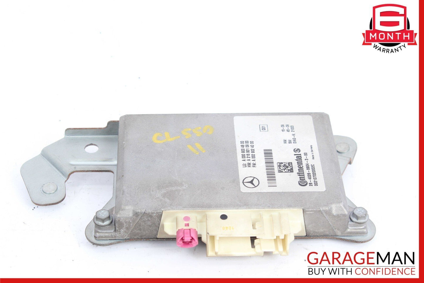 10-13 Mercedes W216 CL550 S550 S63 Cruise Control Video Distance Radar Unit OEM