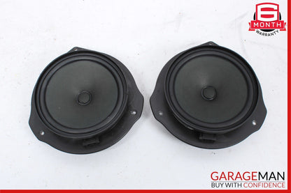 08-14 Mercedes W204 C250 Front Right & Left Door Sound Speakers Set of 2 OEM