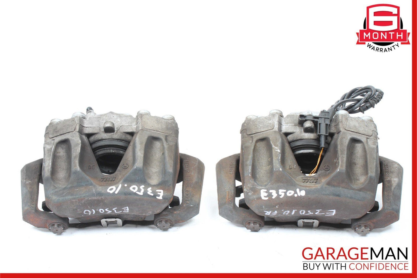 08-18 Mercedes W212 E350 CLS400 Front Right & Left Brake Calipers Set of 2 Pc