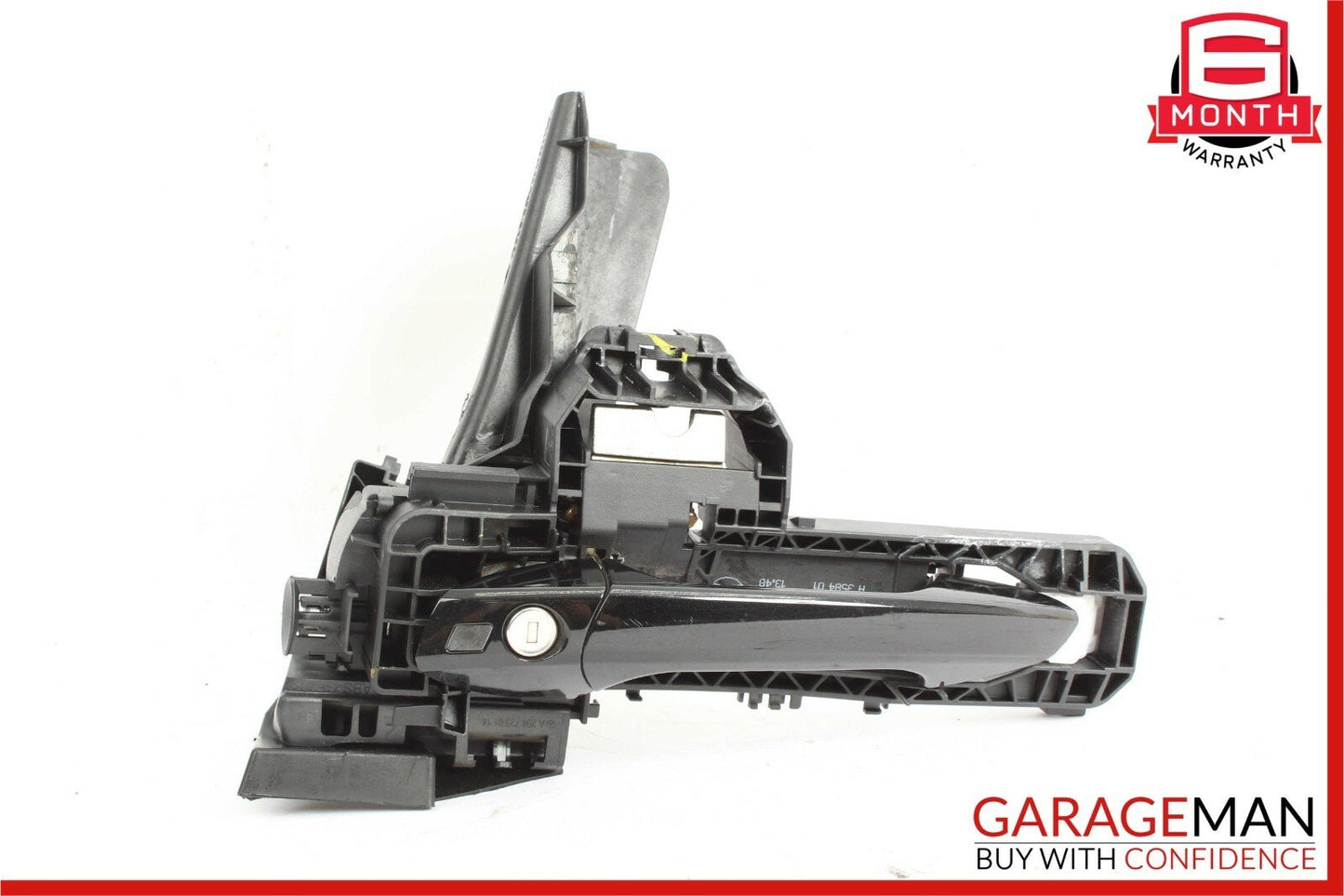 08-14 Mercedes W204 C250 Front Left Side Exterior Door Handle Assembly Black OEM