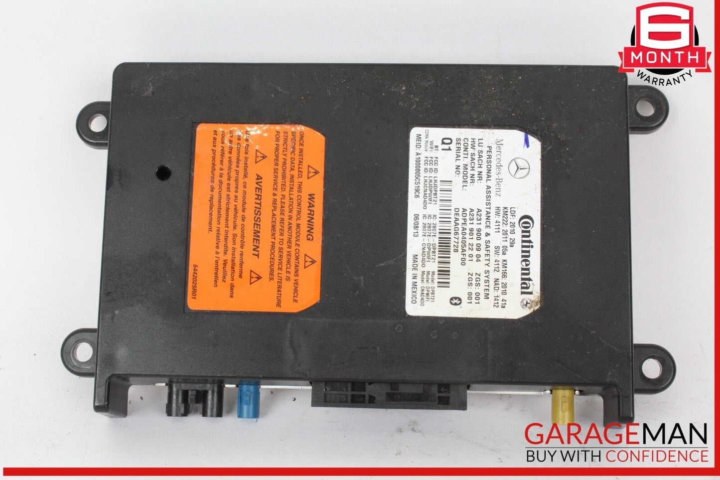 10-20 Mercedes X166 GL450 GLA250 SL400 Communication Control Module Unit OEM