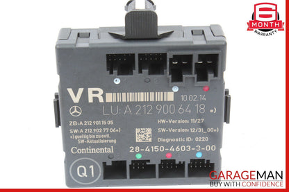 08-14 Mercedes W204 C250 C350 Front Right Door Control Module 2129006418 OEM