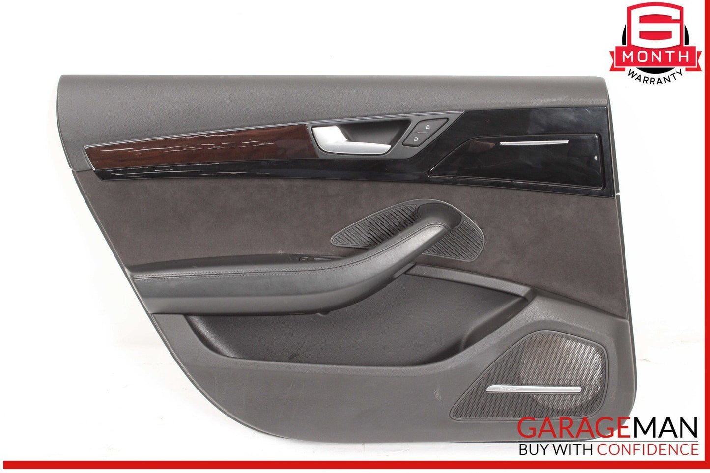 11-17 Audi A8 S8 Rear Left Driver Side Door Cover Panel Trim Assembly OEM