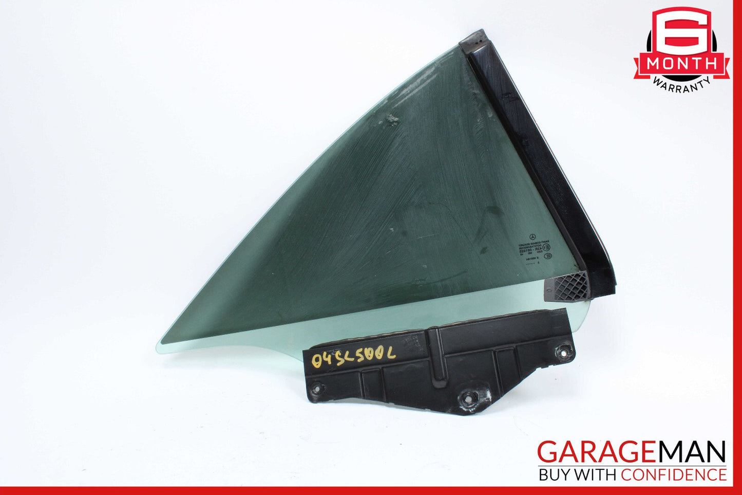 03-12 Mercedes R230 SL500 SL55 AMG Rear Left Side Quarter Window Glass OEM
