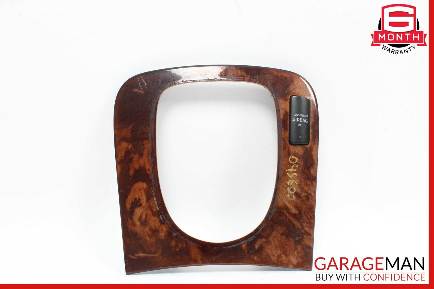 03-06 Mercedes W220 S600 S500 S55 AMG Center Console Shifter Bezel Trim Wood OEM