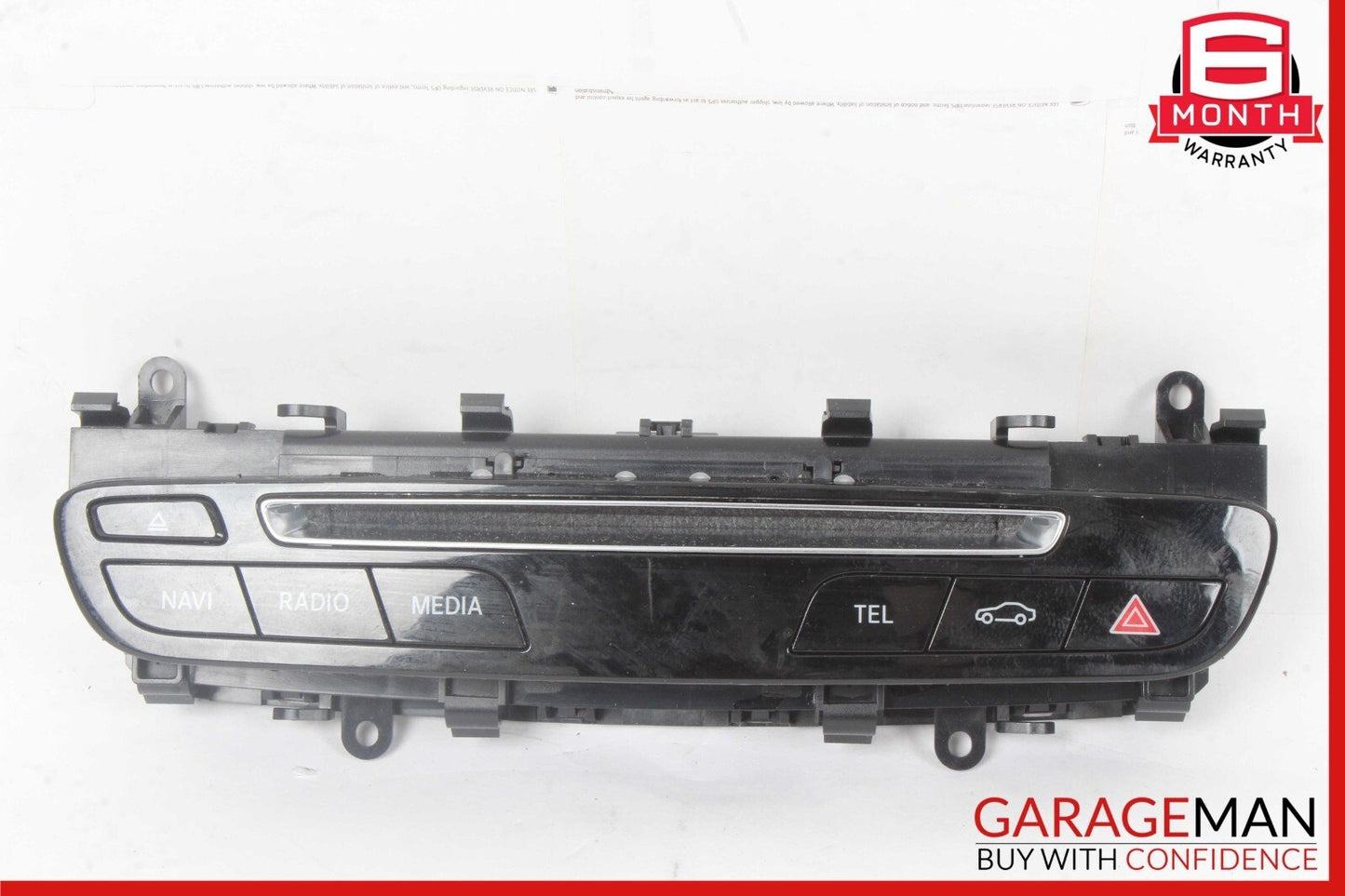15-19 Mercedes W205 C300 C400 Media Center Dashboard Hazard Control Switch OEM