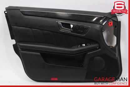 10-13 Mercedes W212 E350 E550 Front Left Interior Door Panel Trim Assy Black
