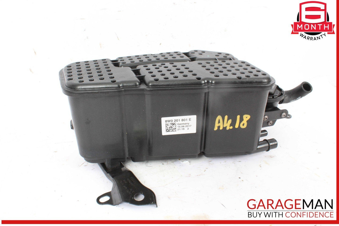 17-24 Audi A4 A5 Fuel Evaporator Vapor Charcoal Canister 8W0201801E OEM