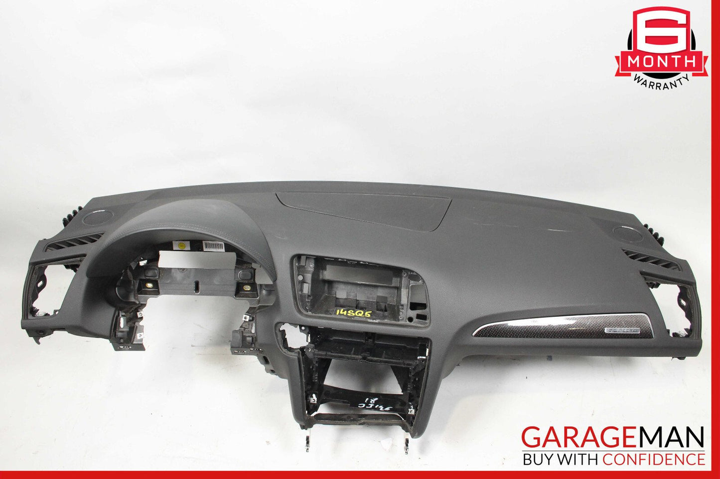 13-17 Audi Q5 Front Dash Dashboard Instrument Panel Cover Trim Assembly Black