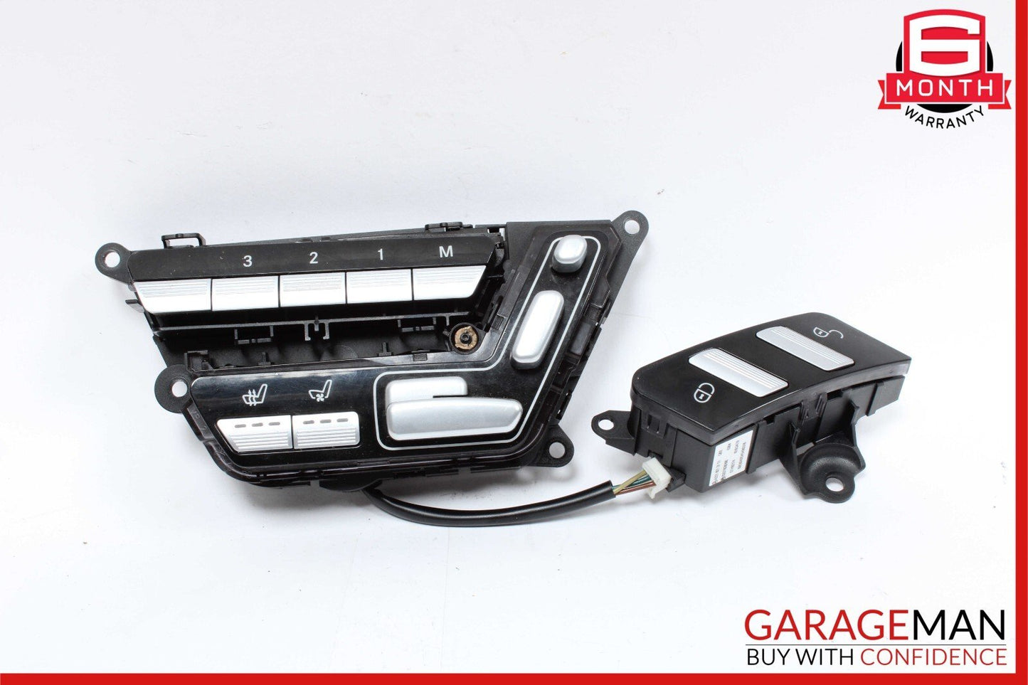 07-14 Mercedes W221 S600 Front Right Seat Adjust Control Memory Switch Set of 2