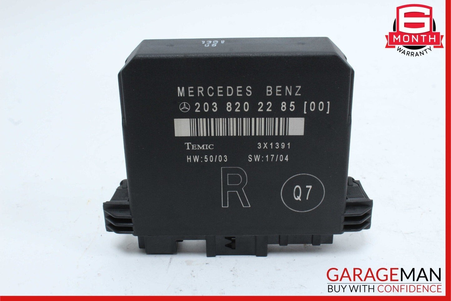 01-07 Mercedes W203 C230 C280 C55 AMG Rear Right Side Door Control Module Unit