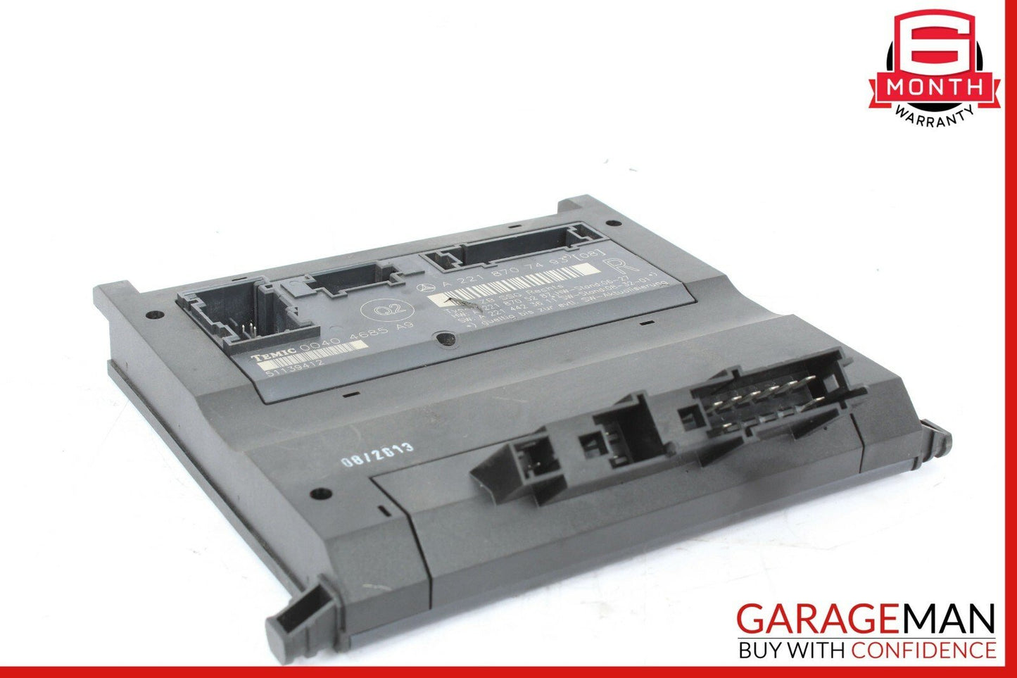 07-13 Mercedes W221 S400 S550 Front Right Under Seat Computer Control Module OEM