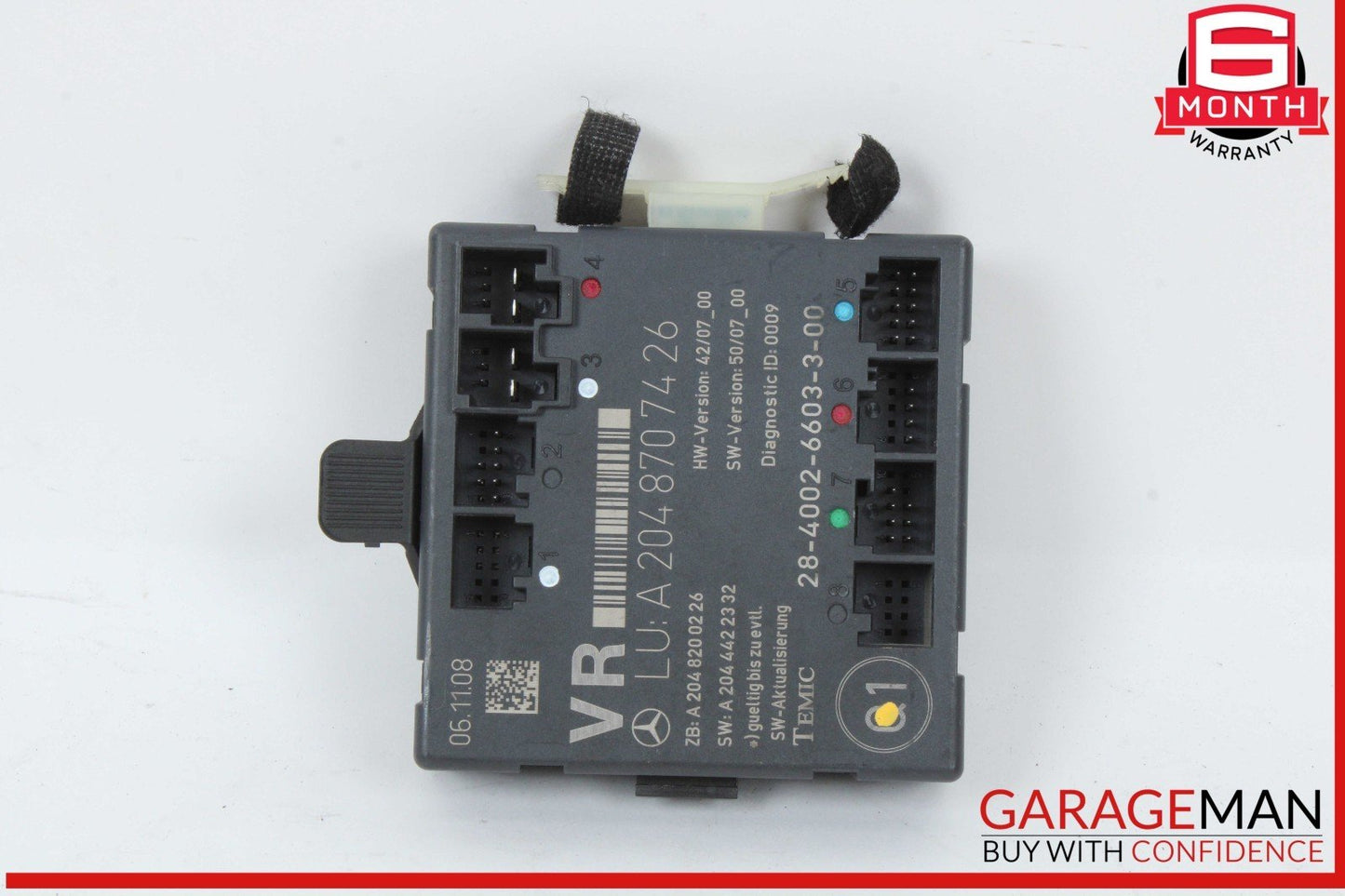 08-18 Mercedes W204 C300 C250 E400 Front Right Side Door Control Module OEM