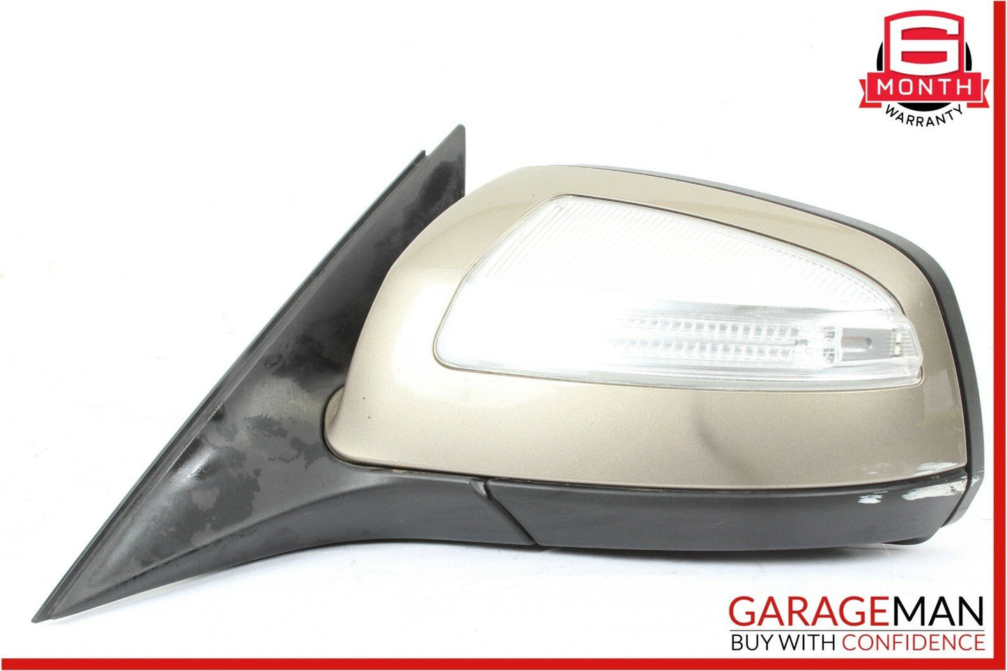 08-09 Mercedes W204 C300 C63 AMG Front Left Side Mirror Door Rear View Beige