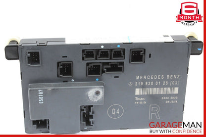 06-11 Mercedes W219 CLS500 Front Right Side Door Computer Controller Module
