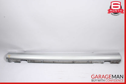 06-09 Mercedes W209 CLK350 CLK550 Base Left Rocker Molding Side Skirt Silver