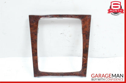 08-15 Mercedes W204 C300 C350 Center Console Gear Shift Shifter Trim Bezel Wood
