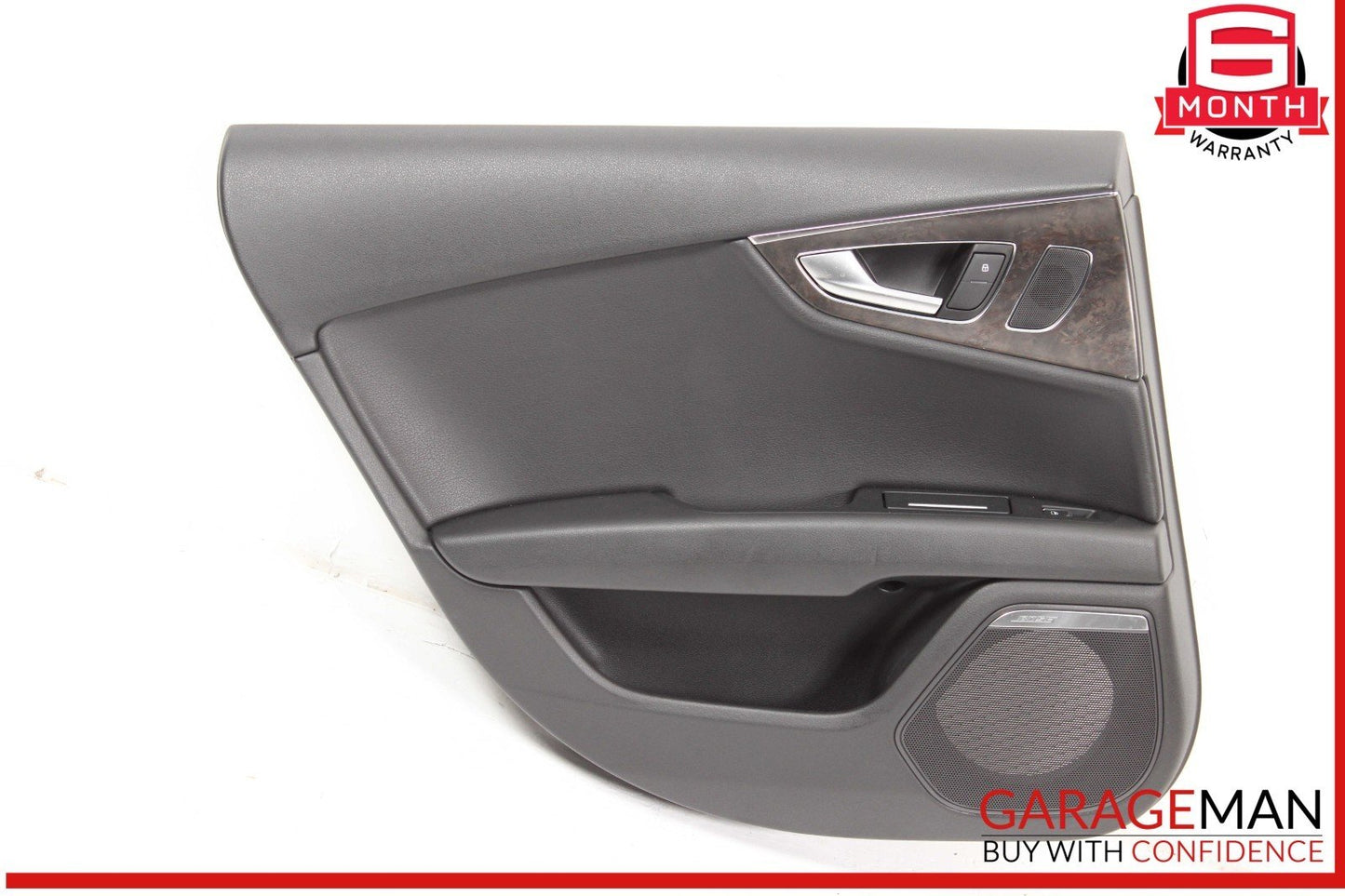 12-18 Audi A7 Rear Left Driver Side Interior Door Panel Trim Cover OEM