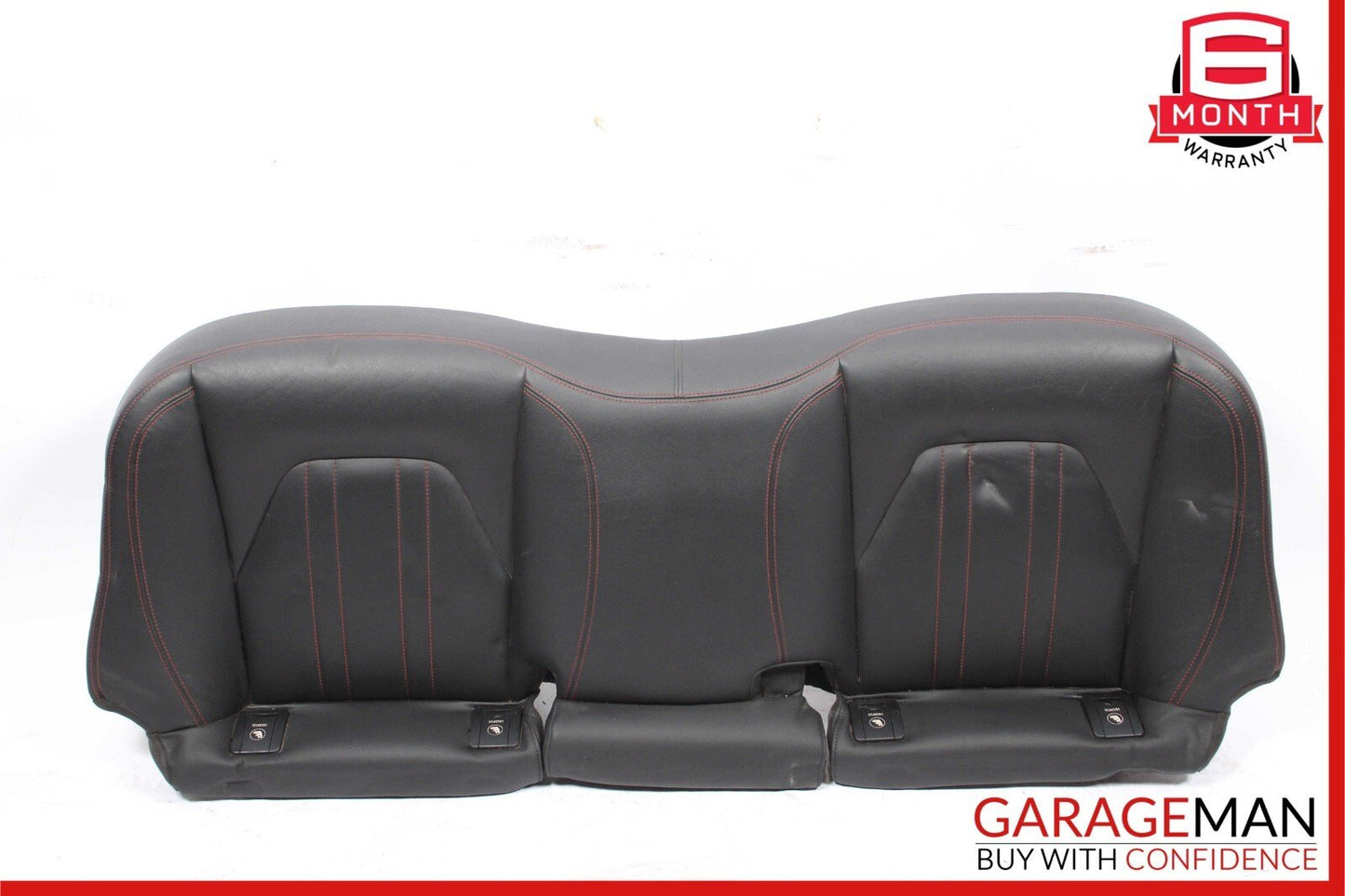 14-17 Maserati Ghibli Rear Bench Lower Bottom Seat Cushion Cover Black OEM