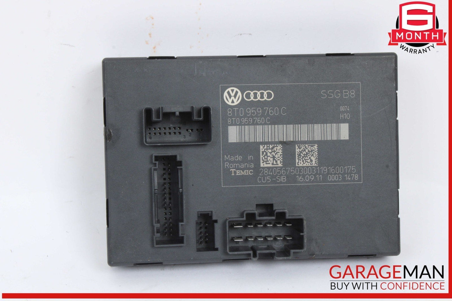 12-17 Audi S5 Front Left or Right Side Seat Memory Control Module 8T0959760C OEM