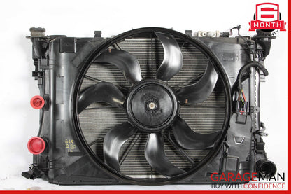 12-15 Mercedes R172 SLK250 Radiator Cooling Fan Motor AC Condenser Assy OEM