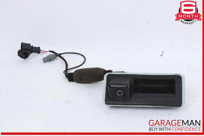 12-18 Audi A6 A7 Rear Trunk Lid Exterior Release Handle w/ Park Assist Camera