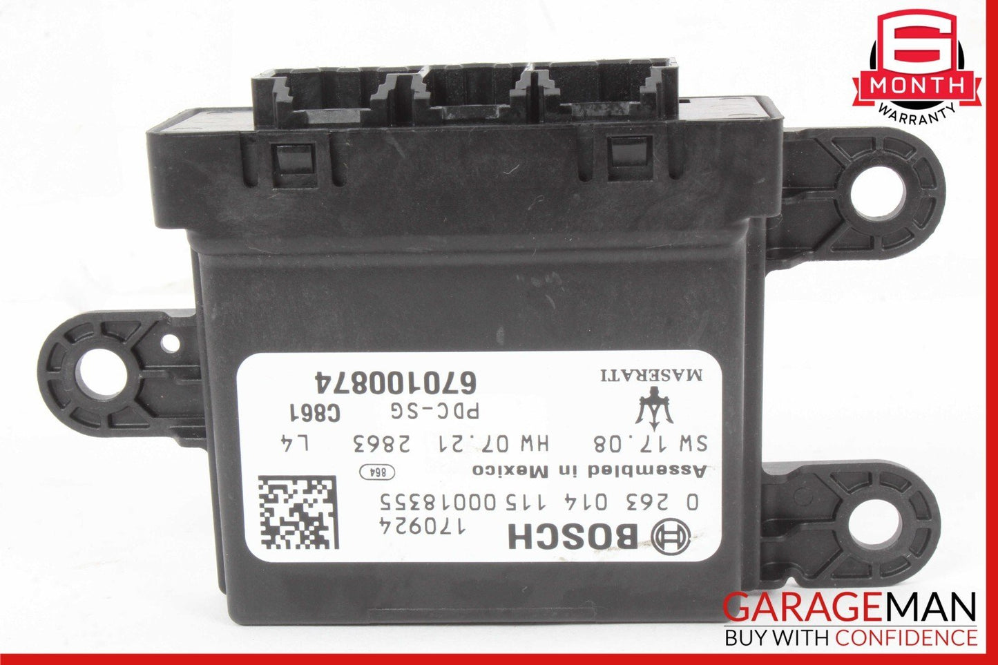 17-20 Maserati Levante M161 Park Parking Assist Control Module 670100874 OEM