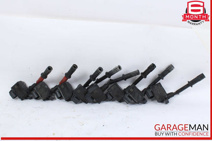 11-20 Mercedes X166 GL450 GL550 Engine Ignition Coil Spark Plug Set of 8 Pc OEM