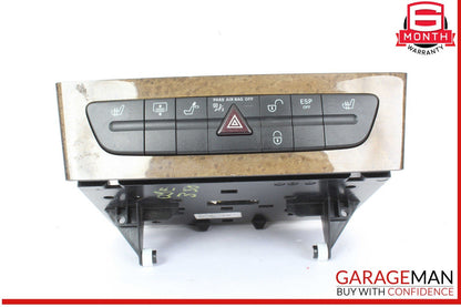 07-09 Mercedes W211 E350 E550 Hazard Control Door Lock Switch Panel 2116801714