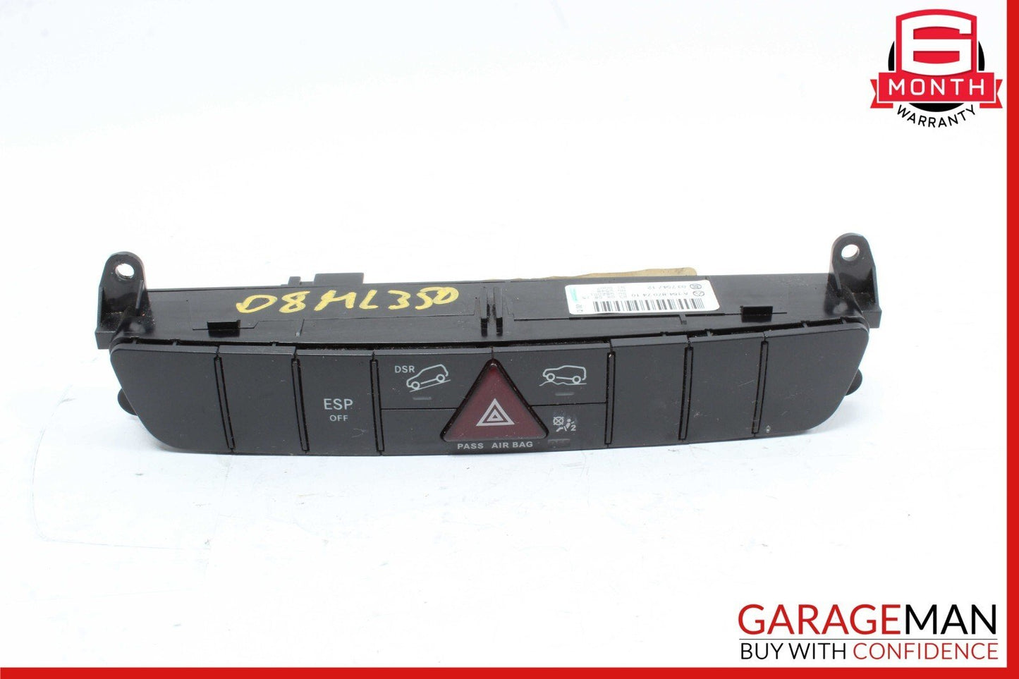 06-12 Mercedes W164 ML350 GL450 Hazard Control Switch Panel 1648703410 OEM