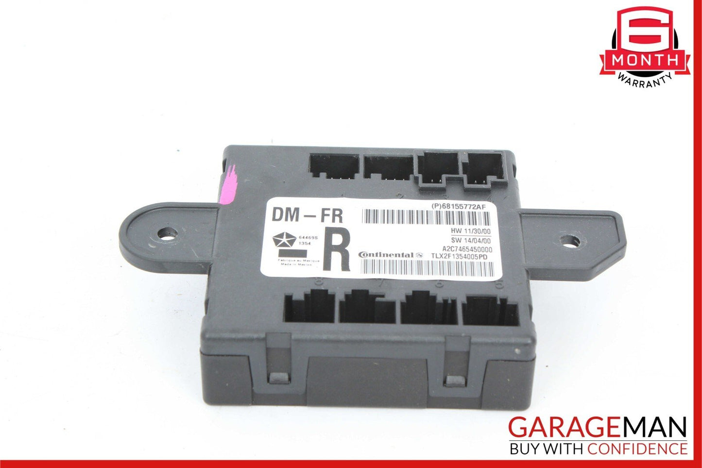 14-17 Jeep Grand Cherokee Front Right Passenger Side Door Control Module Unit