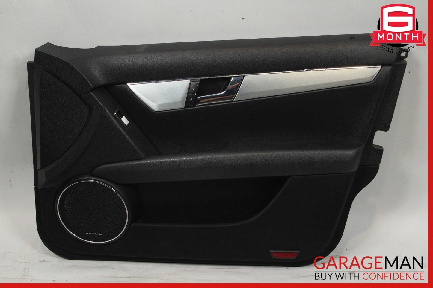 08-11 Mercedes W204 C300 Front Right Passenger Side Interior Door Panel Black