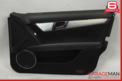 08-11 Mercedes W204 C300 Front Right Passenger Side Interior Door Panel Black