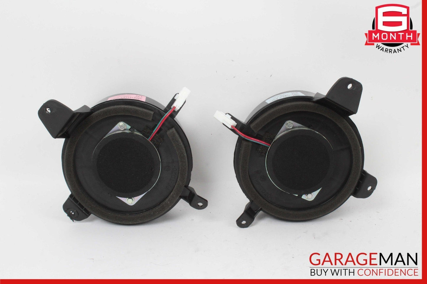 13-19 Fiat 500E Rear Right & Rear Left Side Door Sound Audio Speaker Set OEM