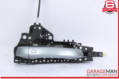 12-18 Audi A6 A7 Rear Left Driver Side Exterior Door Handle Gray 4H0837885 OEM