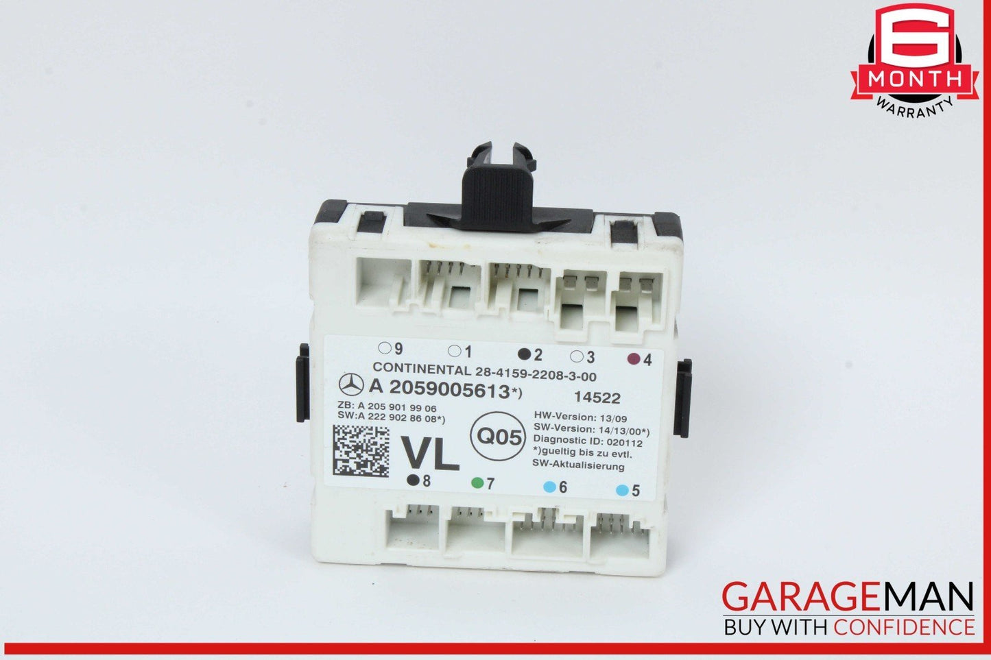 15-18 Mercedes W205 C300 C350e Front Left Side Door Control Module Unit OEM