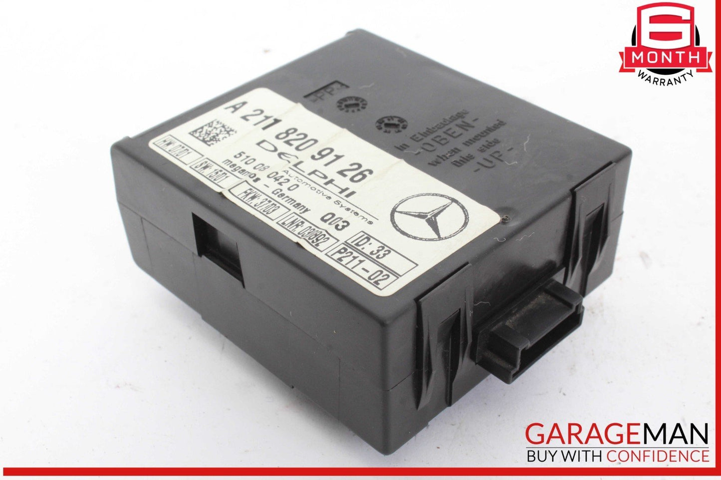 00-12 Mercedes R230 SL500 CL500 Anti Theft Alarm Sensor Control Module Unit OEM