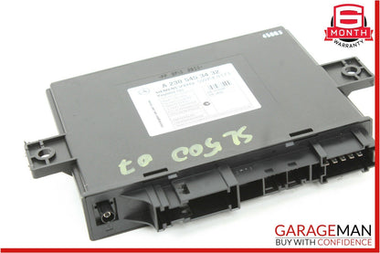 07-08 Mercedes R230 SL550 SL600 Keyless Go Entry Control Module OEM