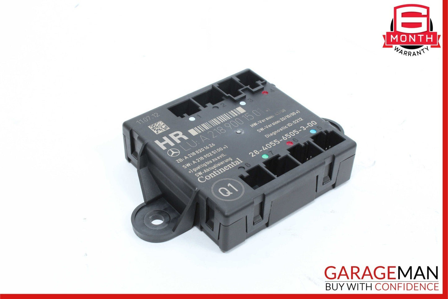 08-18 Mercedes W204 C250 Rear Right Side Door Control Module 2189001501 OEM