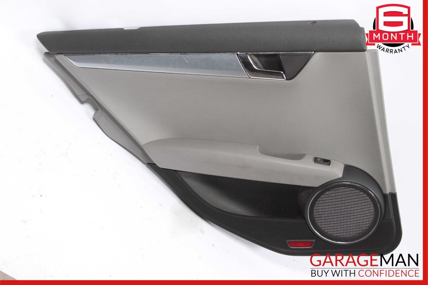 08-14 Mercedes W204 C350 C250 Rear Left Interior Door Panel Assembly Grey