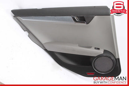 08-14 Mercedes W204 C350 C250 Rear Left Interior Door Panel Assembly Grey
