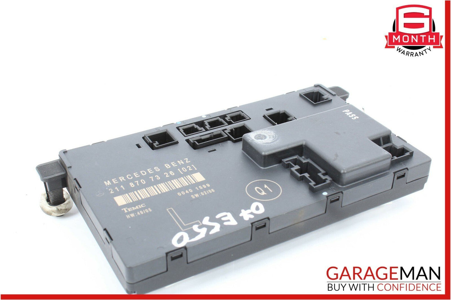 03-09 Mercedes E350 E500 E63 AMG Front Left Driver Side Door Controller Module