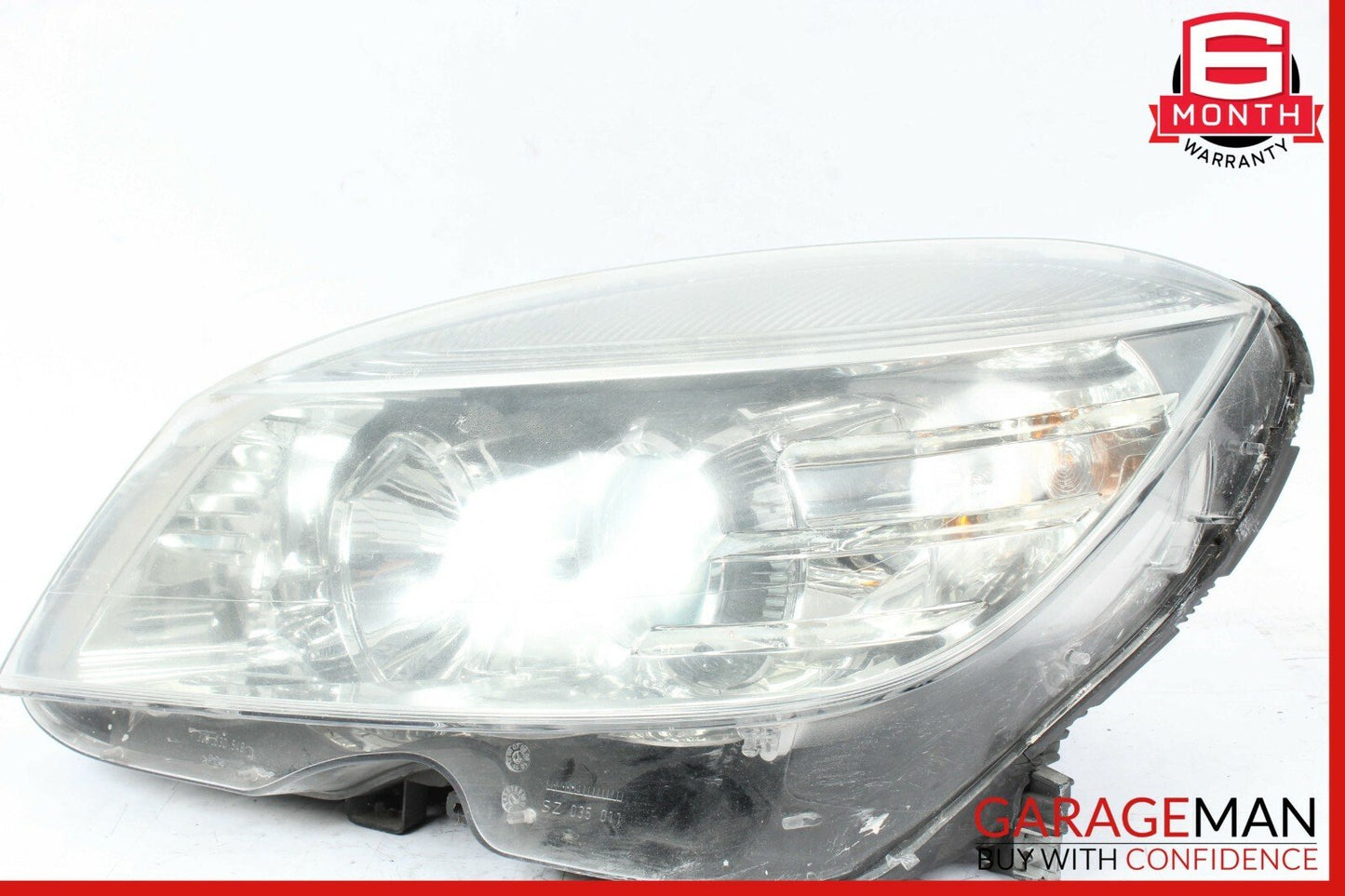 08-11 Mercedes W204 C300 Front Left Side Headlight Head Light Lamp Halogen OEM